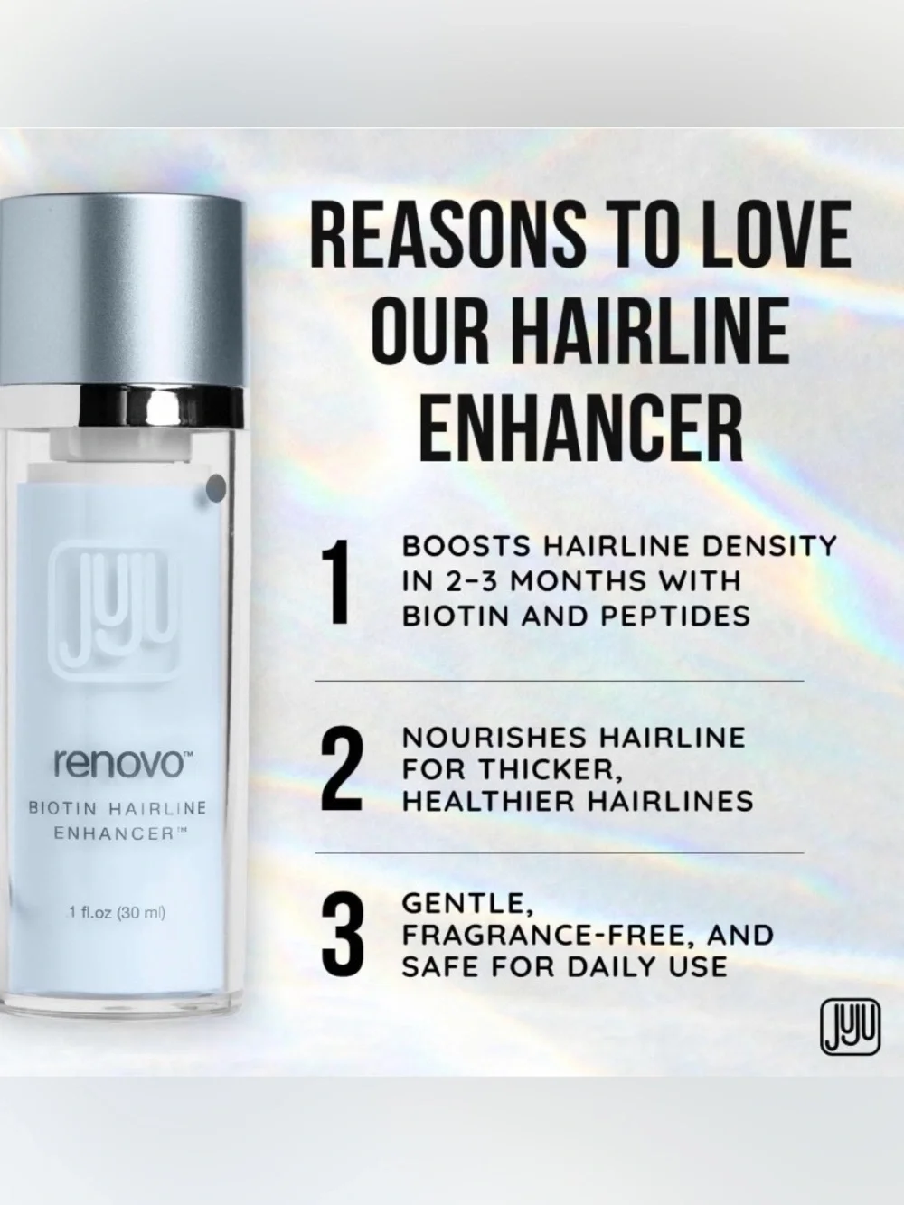Juju Renovo Biotin Hair Serum Scalp Nourishing‎ Hair Thickening Serum #UB1